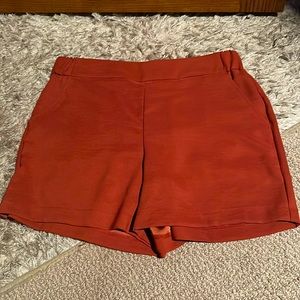 Copper romper shorts